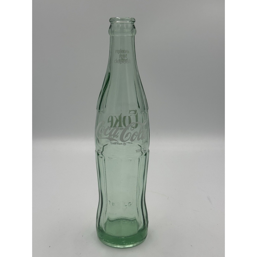 Vintage Coca-Cola 10 oz Green Glass Bottle Hobbleskirt Coke Dep.‎